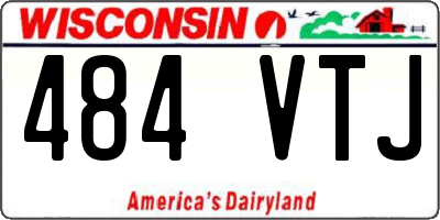 WI license plate 484VTJ