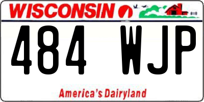 WI license plate 484WJP