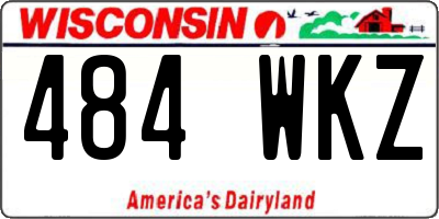 WI license plate 484WKZ