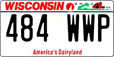 WI license plate 484WWP