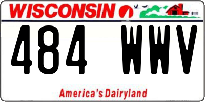 WI license plate 484WWV