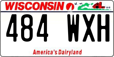 WI license plate 484WXH