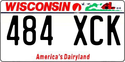 WI license plate 484XCK
