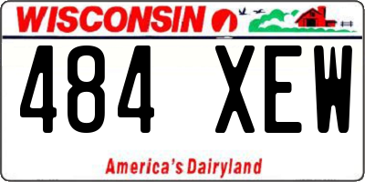 WI license plate 484XEW