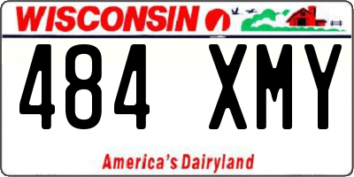 WI license plate 484XMY