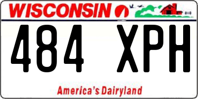 WI license plate 484XPH