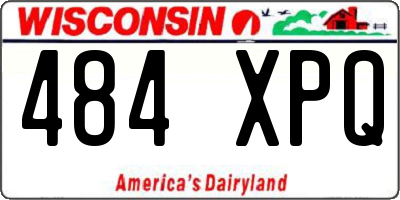 WI license plate 484XPQ