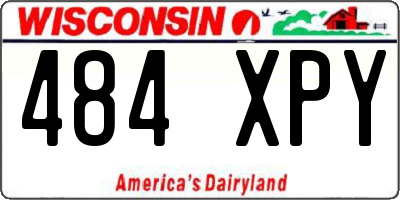 WI license plate 484XPY