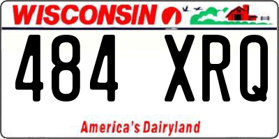 WI license plate 484XRQ