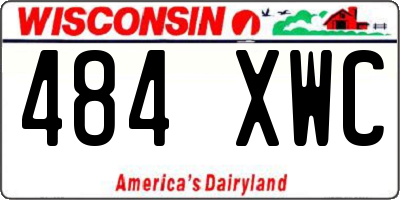 WI license plate 484XWC