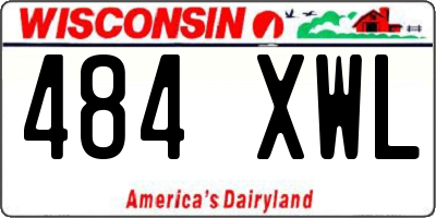 WI license plate 484XWL