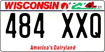 WI license plate 484XXQ
