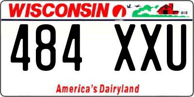 WI license plate 484XXU