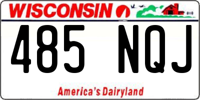 WI license plate 485NQJ