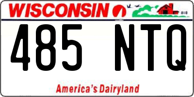 WI license plate 485NTQ