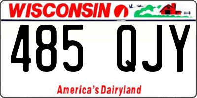 WI license plate 485QJY
