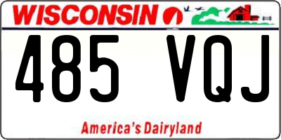 WI license plate 485VQJ