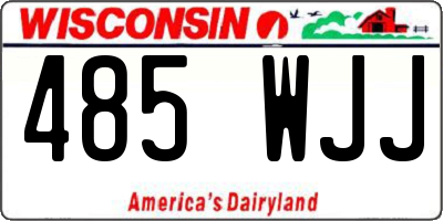 WI license plate 485WJJ