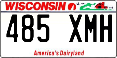 WI license plate 485XMH