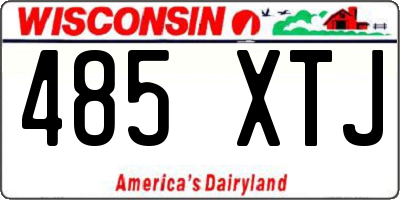 WI license plate 485XTJ