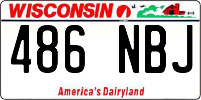 WI license plate 486NBJ