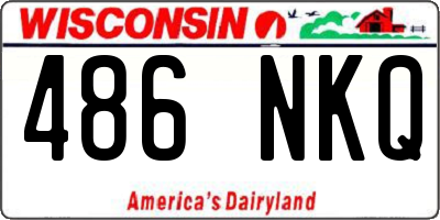 WI license plate 486NKQ
