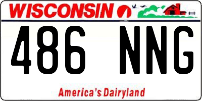 WI license plate 486NNG