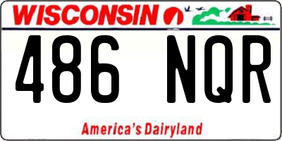 WI license plate 486NQR