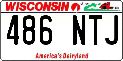 WI license plate 486NTJ