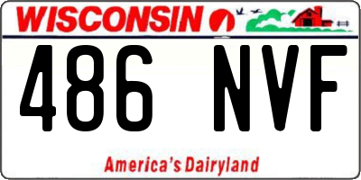 WI license plate 486NVF