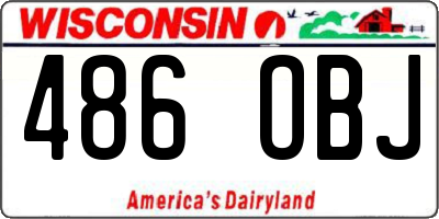 WI license plate 486OBJ