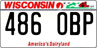 WI license plate 486OBP