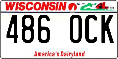 WI license plate 486OCK