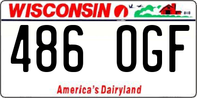 WI license plate 486OGF