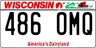 WI license plate 486OMQ