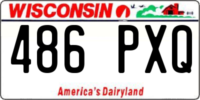 WI license plate 486PXQ