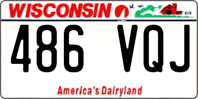 WI license plate 486VQJ