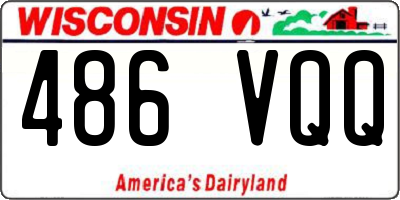 WI license plate 486VQQ