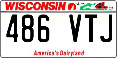 WI license plate 486VTJ