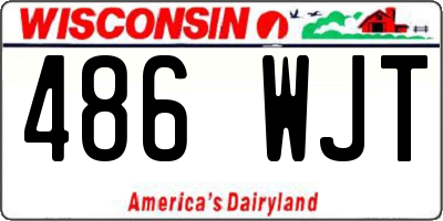 WI license plate 486WJT