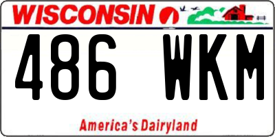 WI license plate 486WKM