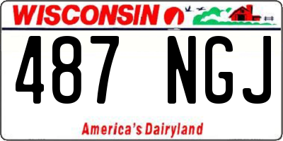 WI license plate 487NGJ