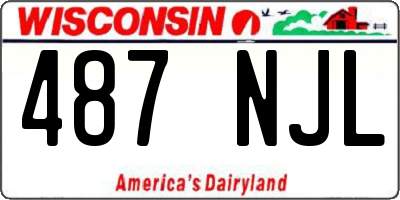 WI license plate 487NJL