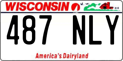 WI license plate 487NLY