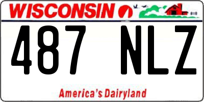 WI license plate 487NLZ