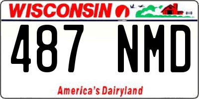 WI license plate 487NMD