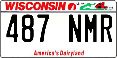 WI license plate 487NMR