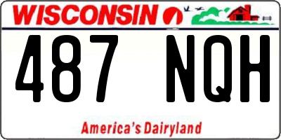 WI license plate 487NQH