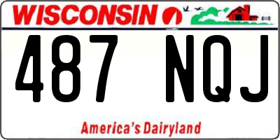 WI license plate 487NQJ