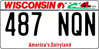 WI license plate 487NQN